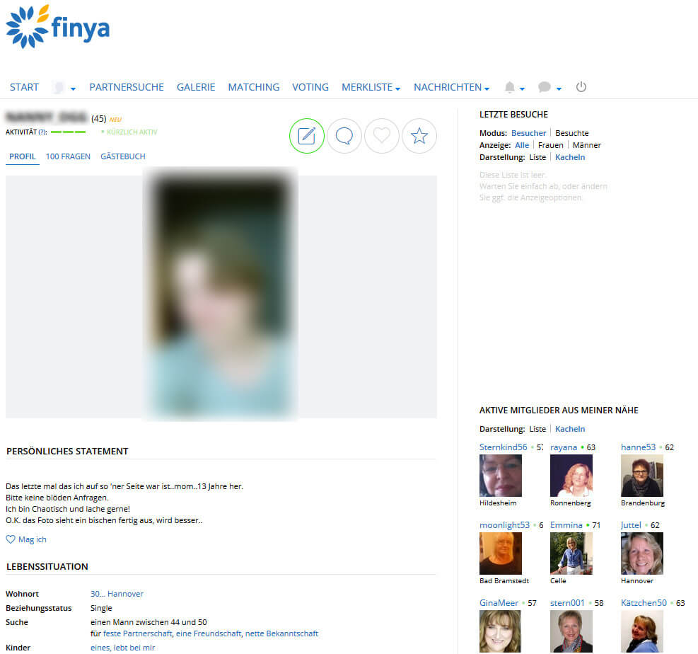 Finya Test 2021 – Aktuelle Kosten und Erfahrungen über die kostenlose Singlebörse Finya