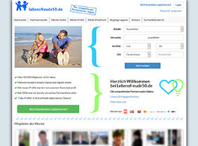Startseite von lebensfreude50.de